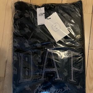 DAP Harlem Black houndstooth hoodie